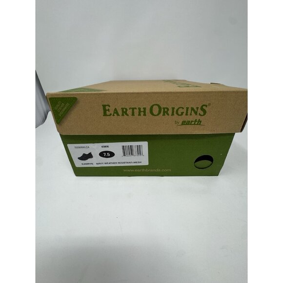 Earth Origins Women's Kamryn Shoes Size 7.5 Navy Suede Leather Lace Up Sneakers - Picture 12 of 12